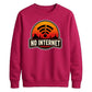 Retro Desert Sunset No Internet Graphic Unisex Sweatshirt