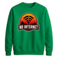 Retro Desert Sunset No Internet Graphic Unisex Sweatshirt