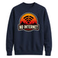 Retro Desert Sunset No Internet Graphic Unisex Sweatshirt