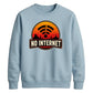 Retro Desert Sunset No Internet Graphic Unisex Sweatshirt