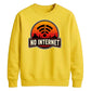 Retro Desert Sunset No Internet Graphic Unisex Sweatshirt