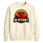Retro Desert Sunset No Internet Graphic Unisex Sweatshirt