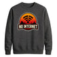 Retro Desert Sunset No Internet Graphic Unisex Sweatshirt