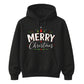 Retro Merry Christmas Lettering Graphic Unisex Hoodie