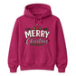 Retro Merry Christmas Lettering Graphic Unisex Hoodie