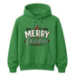 Retro Merry Christmas Lettering Graphic Unisex Hoodie