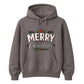 Retro Merry Christmas Lettering Graphic Unisex Hoodie