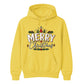 Retro Merry Christmas Lettering Graphic Unisex Hoodie