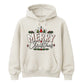 Retro Merry Christmas Lettering Graphic Unisex Hoodie