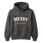 Retro Merry Christmas Lettering Graphic Unisex Hoodie