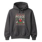 Retro Peace Fair Isle Knit Print Christmas Unisex Hoodie