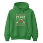 Retro Peace Fair Isle Knit Print Christmas Unisex Hoodie
