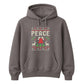 Retro Peace Fair Isle Knit Print Christmas Unisex Hoodie
