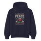 Retro Peace Fair Isle Knit Print Christmas Unisex Hoodie