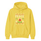 Retro Peace Fair Isle Knit Print Christmas Unisex Hoodie