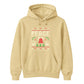 Retro Peace Fair Isle Knit Print Christmas Unisex Hoodie