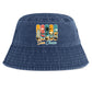 Retro Sun Chase Tropical Beach Summer Kids Hat