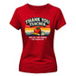 Retro Thank You Teacher Ladies Fit T-Shirt