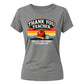 Retro Thank You Teacher Ladies Fit T-Shirt