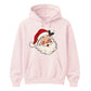 Retro Winking Santa Claus Christmas Unisex Hoodie