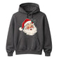Retro Winking Santa Claus Christmas Unisex Hoodie