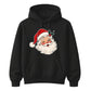Retro Winking Santa Claus Christmas Unisex Hoodie