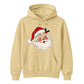 Retro Winking Santa Claus Christmas Unisex Hoodie