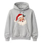Retro Winking Santa Claus Christmas Unisex Hoodie