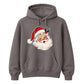 Retro Winking Santa Claus Christmas Unisex Hoodie