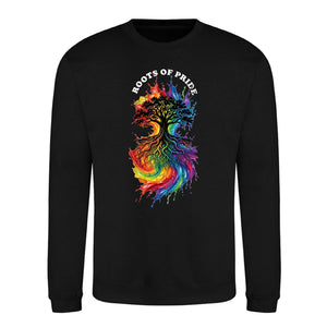 Roots Of Pride Vivid Tree Pride Month Unisex Sweatshirt