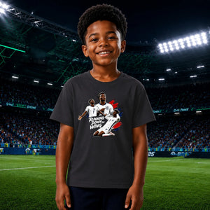 Running Down The Wing England Football Kids T-Shirt