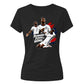 Running Down The Wing England Football Ladies T-Shirt