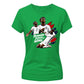Running Down The Wing England Football Ladies T-Shirt