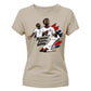 Running Down The Wing England Football Ladies T-Shirt