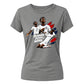 Running Down The Wing England Football Ladies T-Shirt