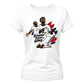 Running Down The Wing England Football Ladies T-Shirt