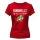 Running Late Is My Cardio Funny Slogan Ladies T-shirts