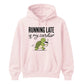 Running Late Is My Cardio Funny Slogan Unisex Hoodie