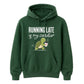 Running Late Is My Cardio Funny Slogan Unisex Hoodie