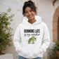 Running Late Is My Cardio Funny Slogan Unisex Hoodie
