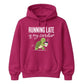 Running Late Is My Cardio Funny Slogan Unisex Hoodie