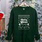 Merry Liftmas Christmas Sweatshirt, Xmas Ugly Crewneck Printed Sweater, Funny Fitness Matching Jumper, Body Building Christmas Holidays Tops