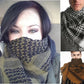 Vintage Arab Tradition Shemagh Scarf, Lightweight Cotton Palestine Keffiyeh, Free Palestine Mens & Womens Scarf, Tactical Hiking Head Scarf