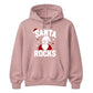 Santa Rocks Cool Sunglasses Christmas Unisex Hoodie