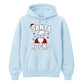 Santa Rocks Cool Sunglasses Christmas Unisex Hoodie