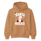 Santa Rocks Cool Sunglasses Christmas Unisex Hoodie