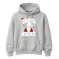 Santa Rocks Cool Sunglasses Christmas Unisex Hoodie