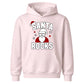 Santa Rocks Cool Sunglasses Hat Christmas Kids Hoodie