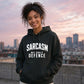 Sarcasm My Only Defence Funny Slogan Unisex Hoodie