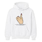 Sarcastic In A Relationshit Middle Finger Unisex Hoodie